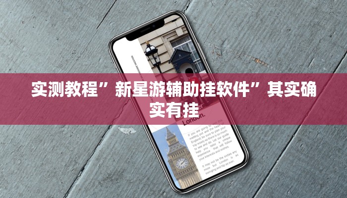 实测教程”新星游辅助挂软件”其实确实有挂
