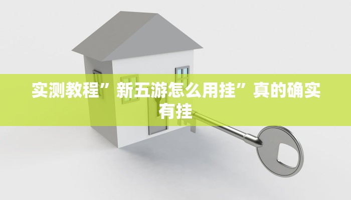 实测教程”新五游怎么用挂”真的确实有挂