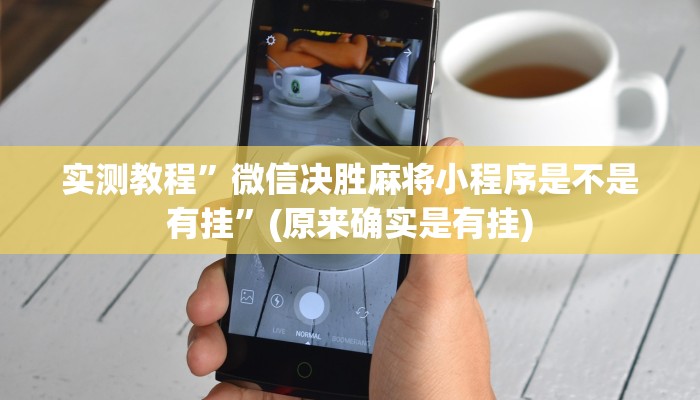 实测教程”微信决胜麻将小程序是不是有挂”(原来确实是有挂)