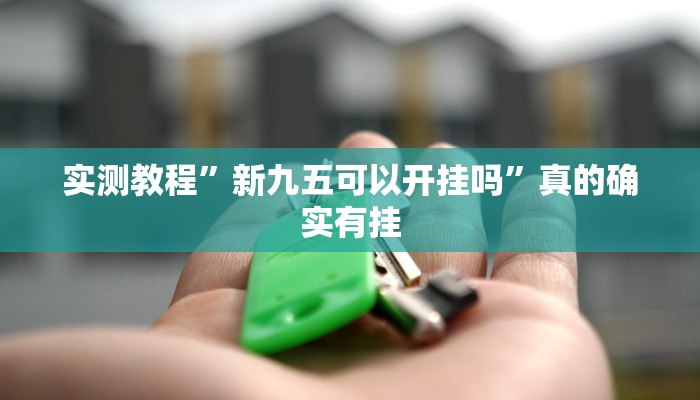 实测教程”新九五可以开挂吗”真的确实有挂