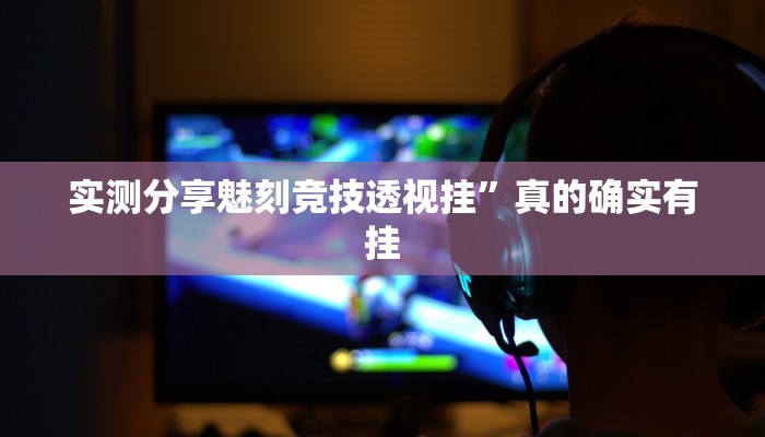 实测分享魅刻竞技透视挂”真的确实有挂