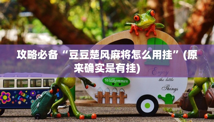 攻略必备“豆豆楚风麻将怎么用挂”(原来确实是有挂)