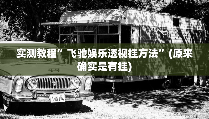 实测教程”飞驰娱乐透视挂方法”(原来确实是有挂)