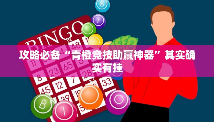 攻略必备“青橙竞技助赢神器”其实确实有挂

