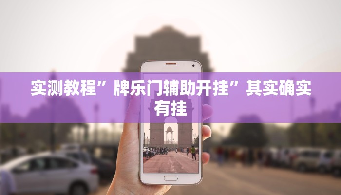 实测教程”牌乐门辅助开挂”其实确实有挂
