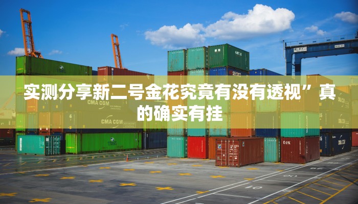 实测分享新二号金花究竟有没有透视”真的确实有挂