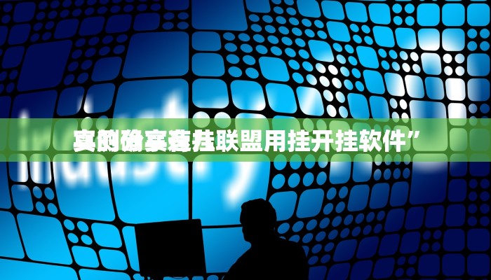 实测分享速八联盟用挂开挂软件”
真的确实有挂
