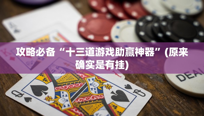 攻略必备“十三道游戏助赢神器”(原来确实是有挂)