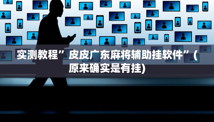 实测教程”皮皮广东麻将辅助挂软件”(原来确实是有挂)